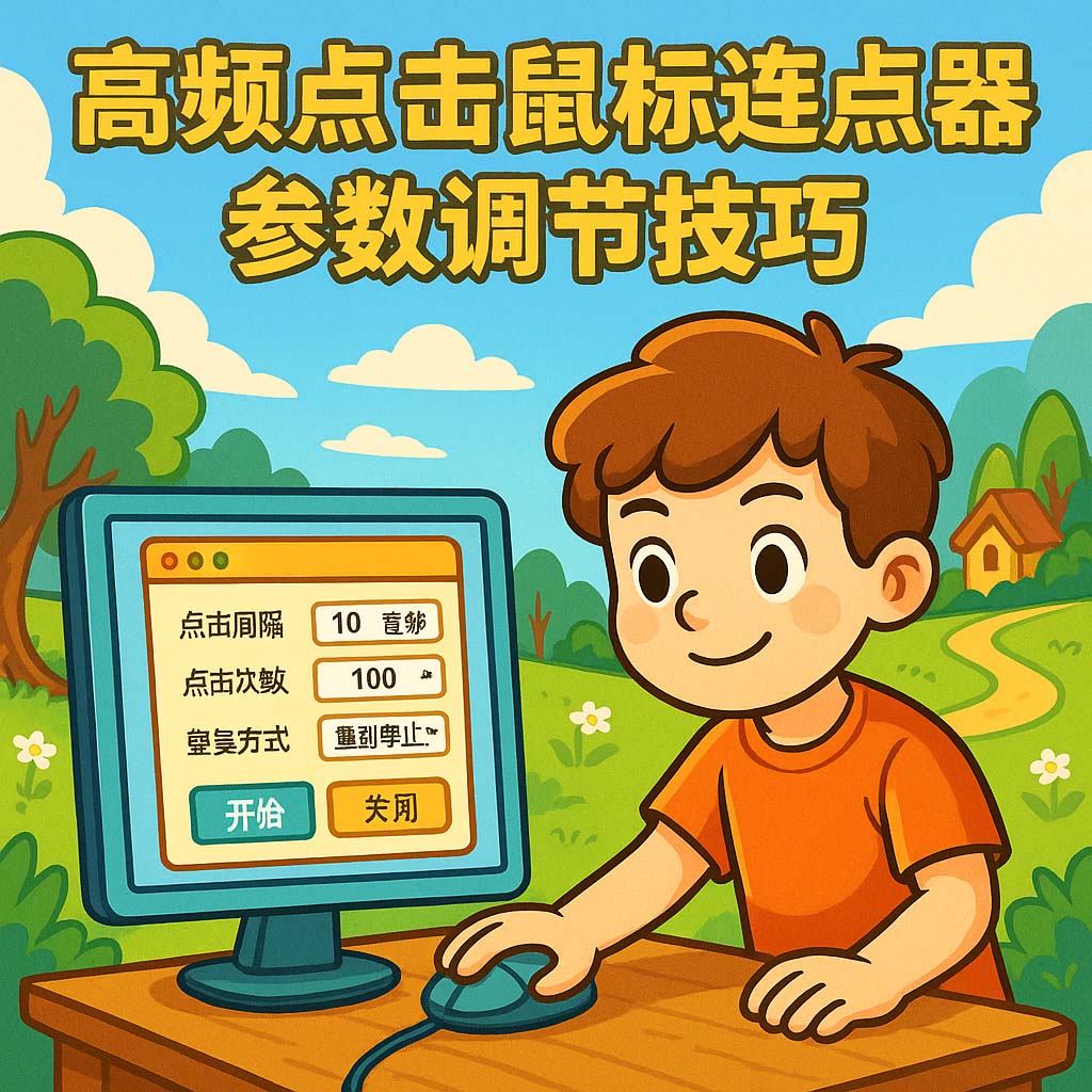 高频点击鼠标连点器参数调节技巧
