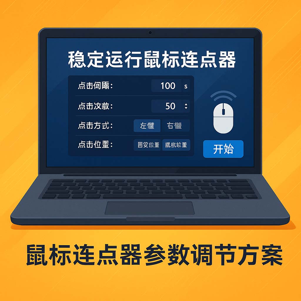 稳定运行鼠标连点器参数调节方案