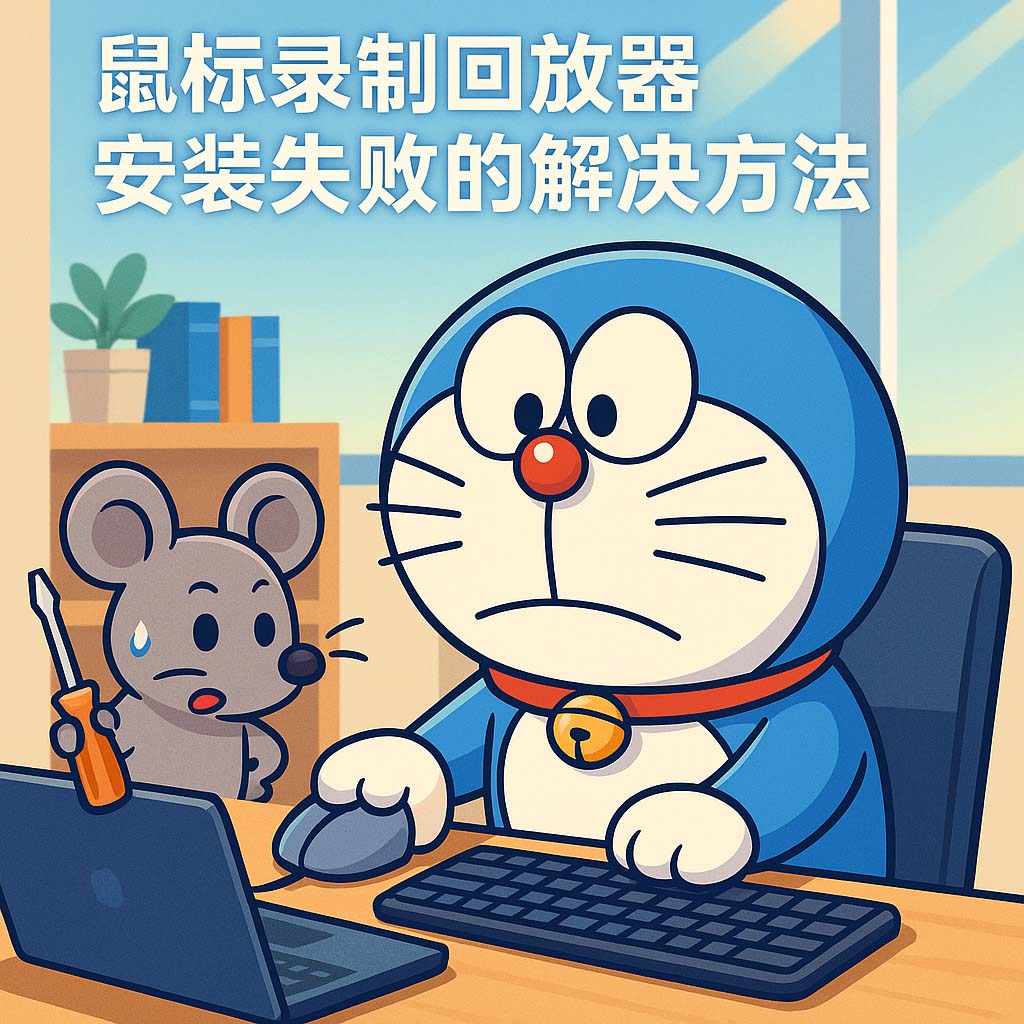 鼠标录制回放器安装失败的解决方法