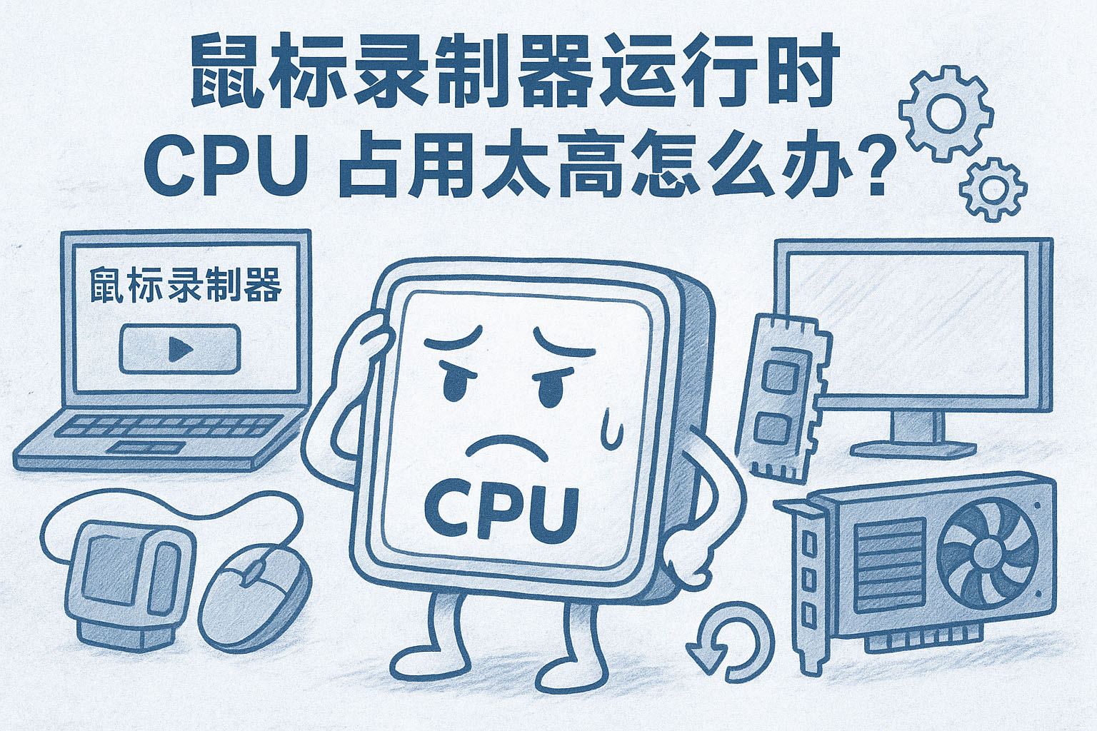 鼠标录制器运行时CPU占用太高怎么办?