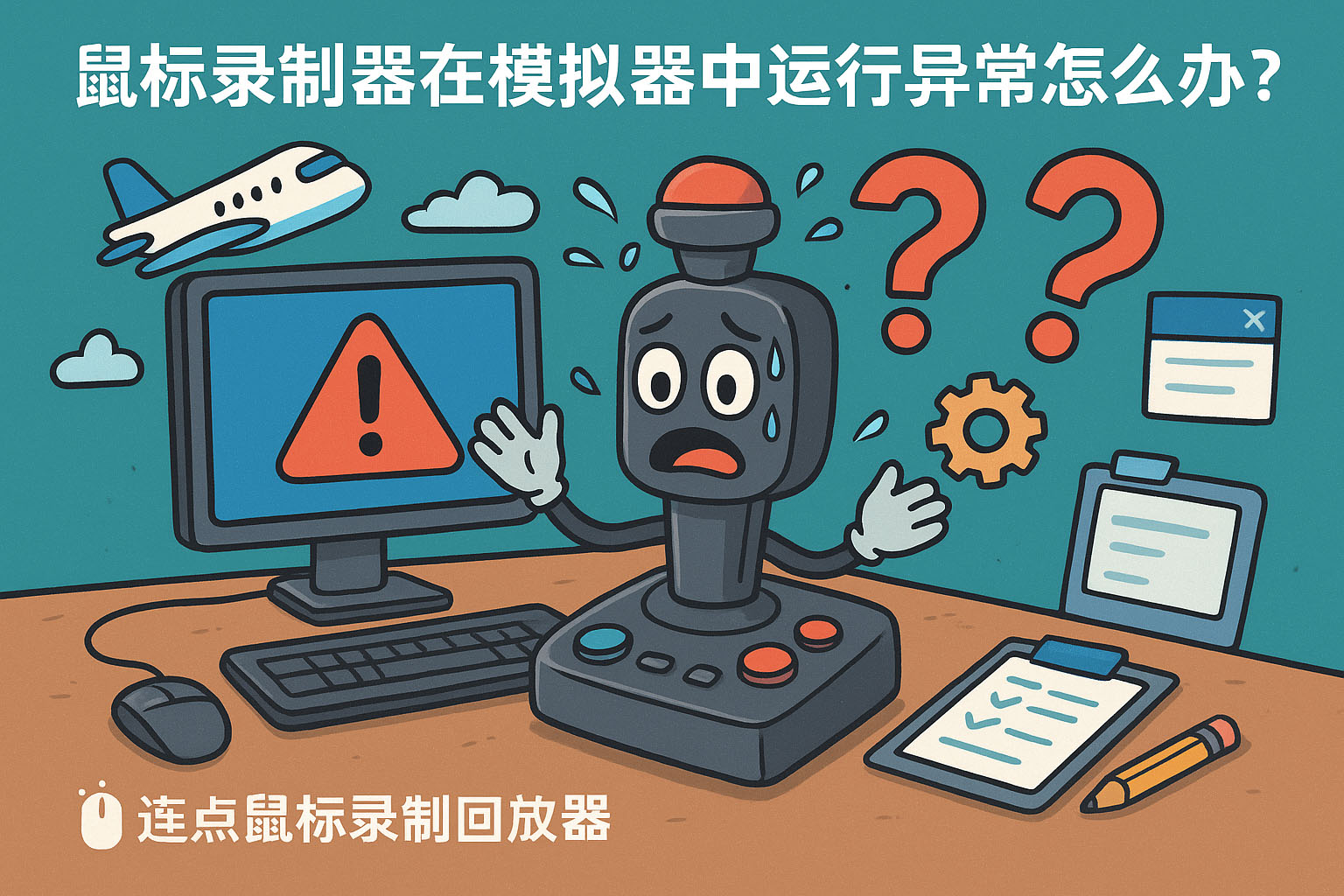 鼠标录制器在模拟器中运行异常怎么办?