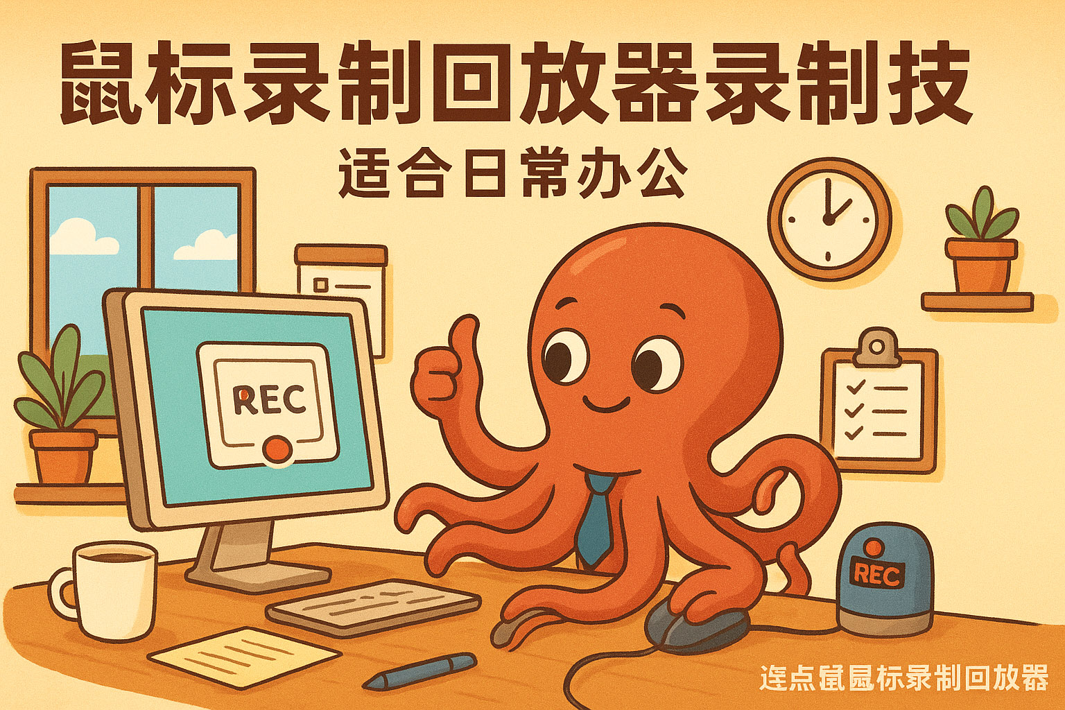 鼠标录制回放器录制技巧分享-适合日常办公