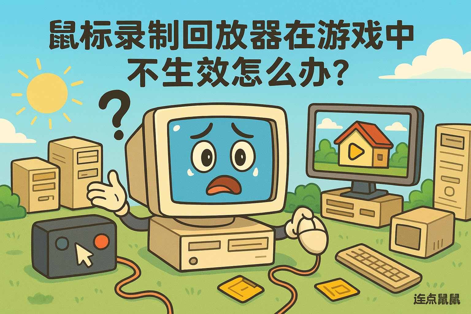 鼠标录制回放器在游戏中不生效怎么办?