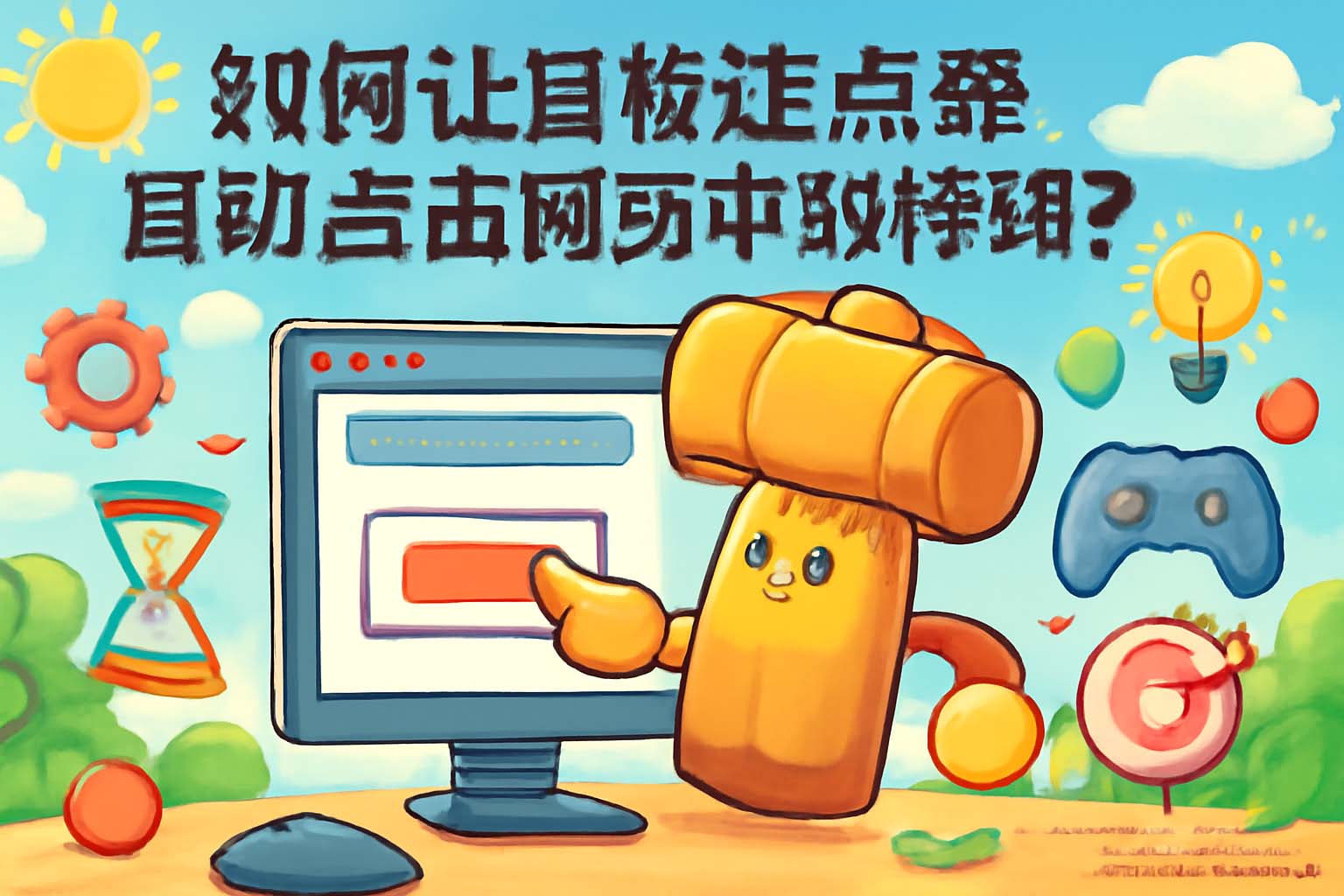 如何让鼠标连点器自动点击网页中的按钮?