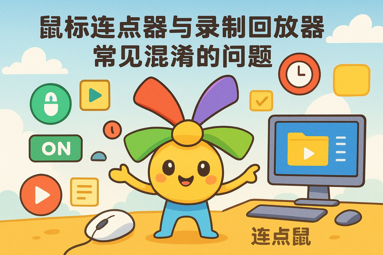 鼠标连点器与录制回放器常见混淆的问题