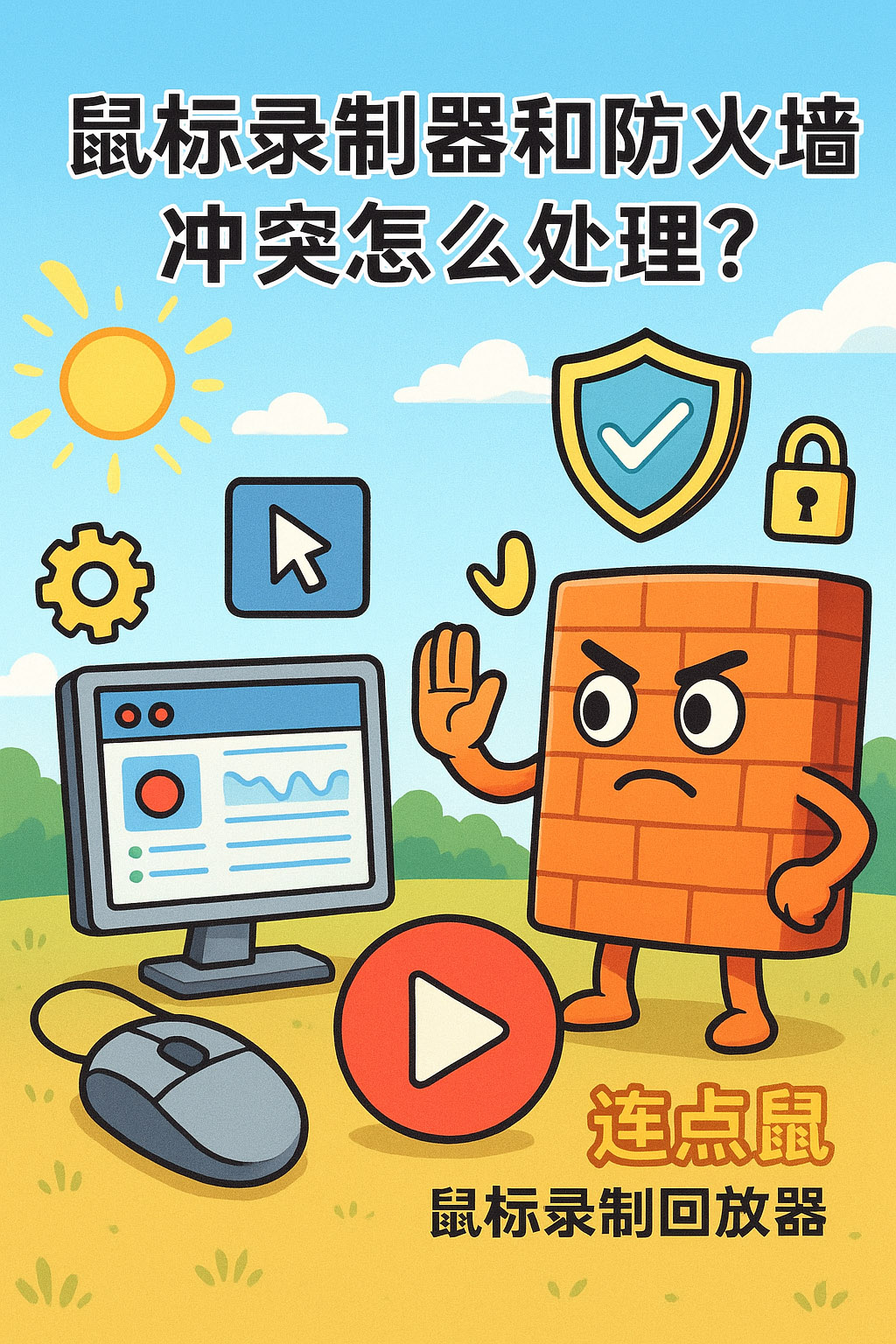 鼠标录制器和防火墙冲突怎么处理?