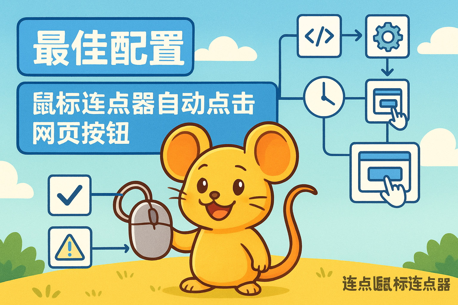 鼠标连点器自动点击网页按钮的最佳配置
