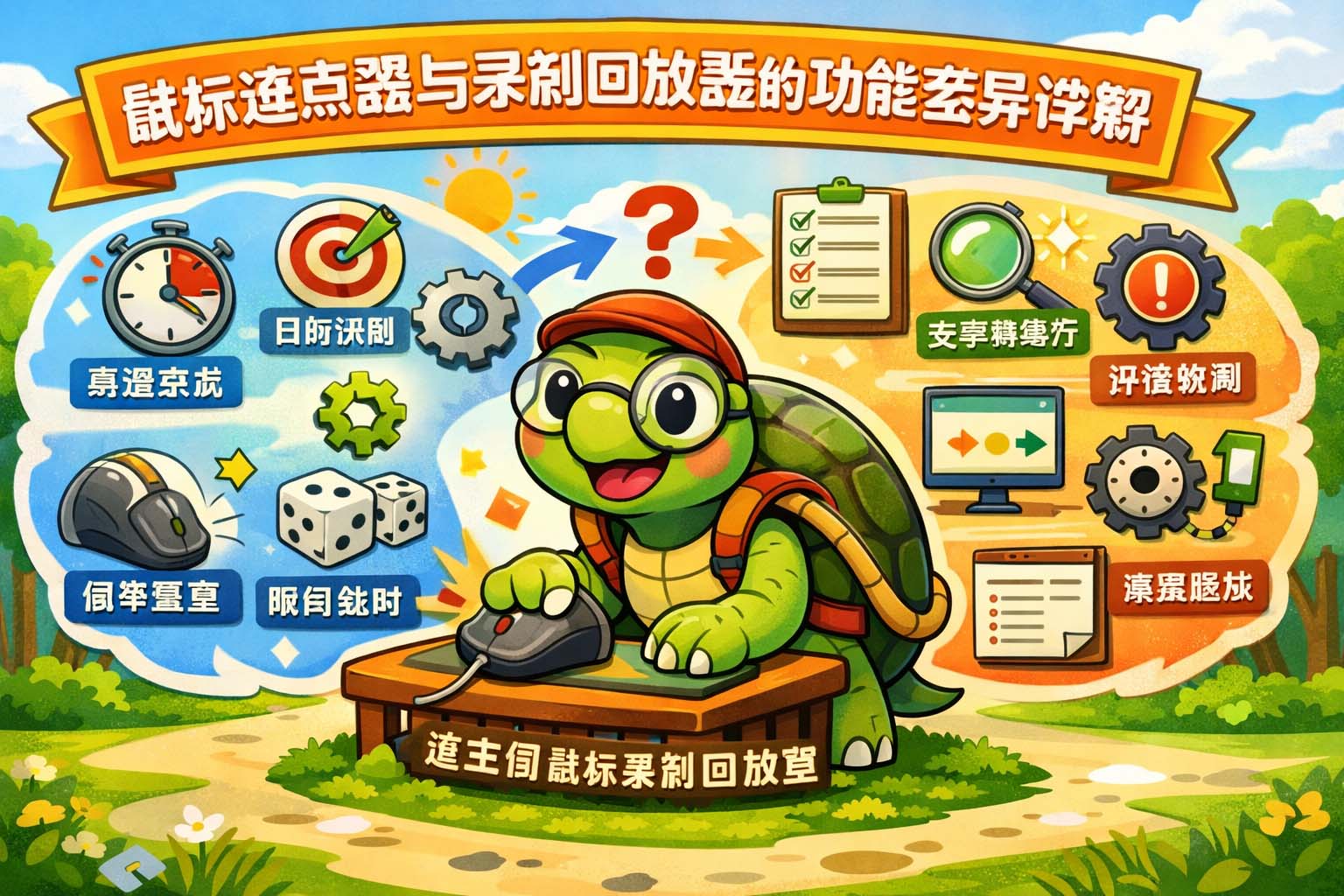 鼠标连点器与录制回放器的功能差异详解