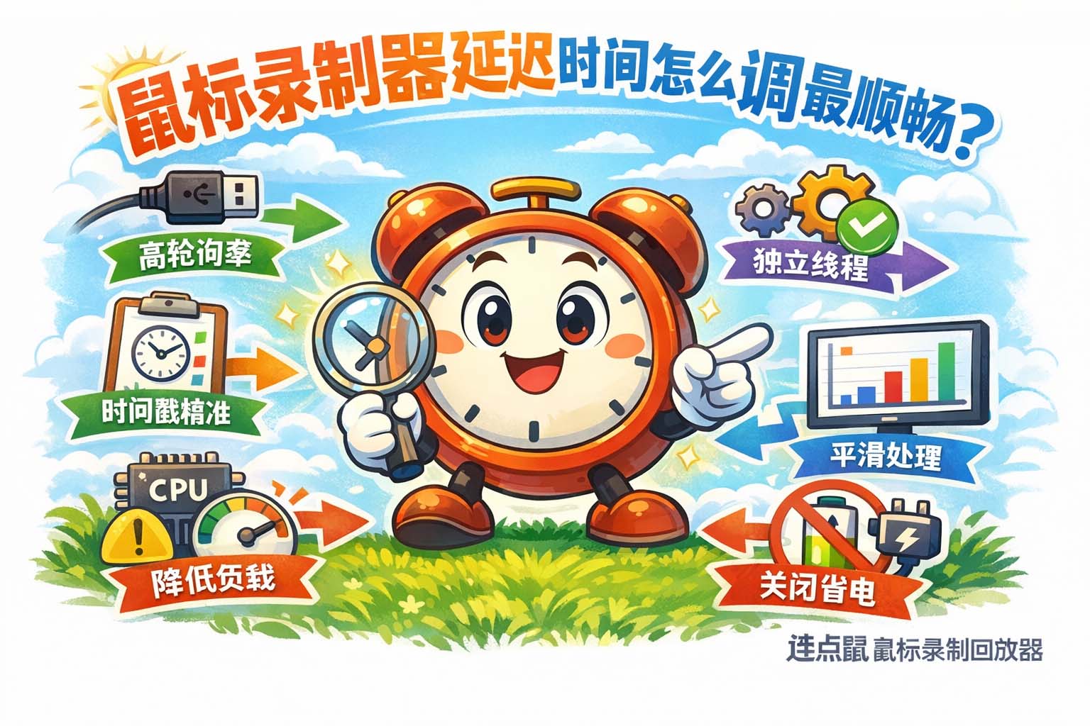 鼠标录制器延迟时间怎么调最顺畅?