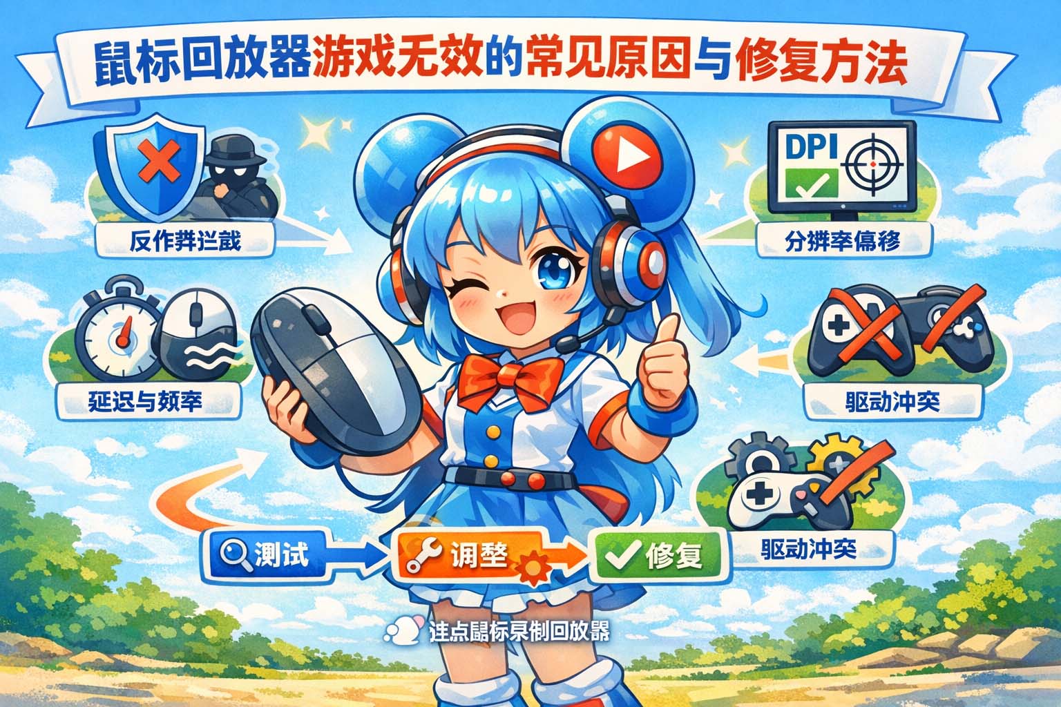 鼠标回放器游戏无效的常见原因与修复方法