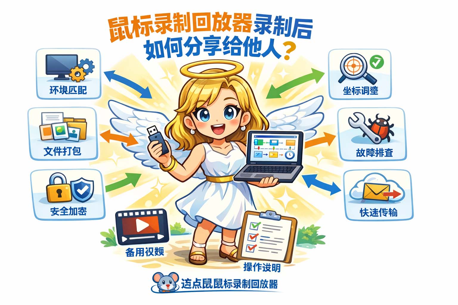 鼠标录制回放器录制后如何分享给他人?