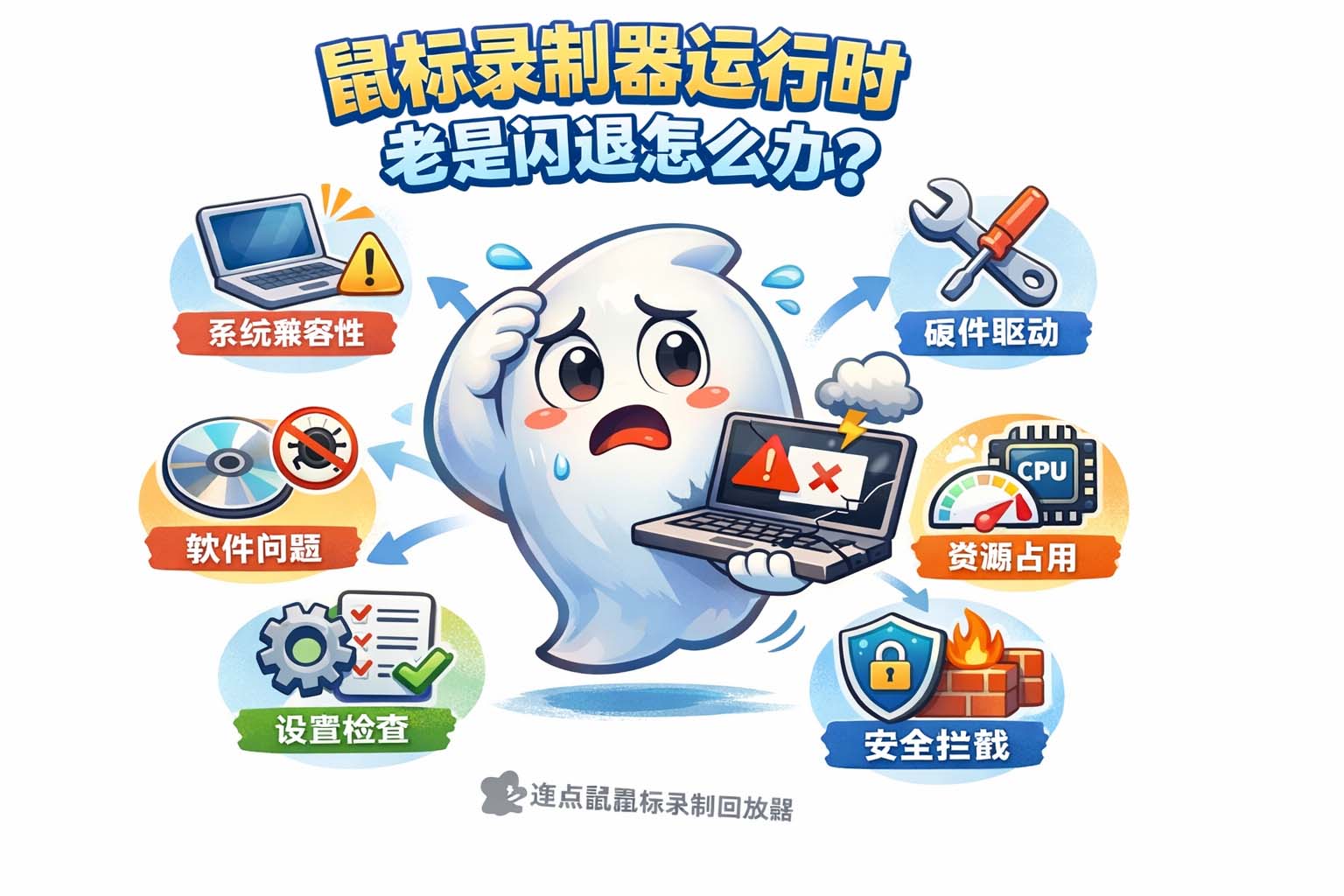 鼠标录制器运行时老是闪退怎么办?