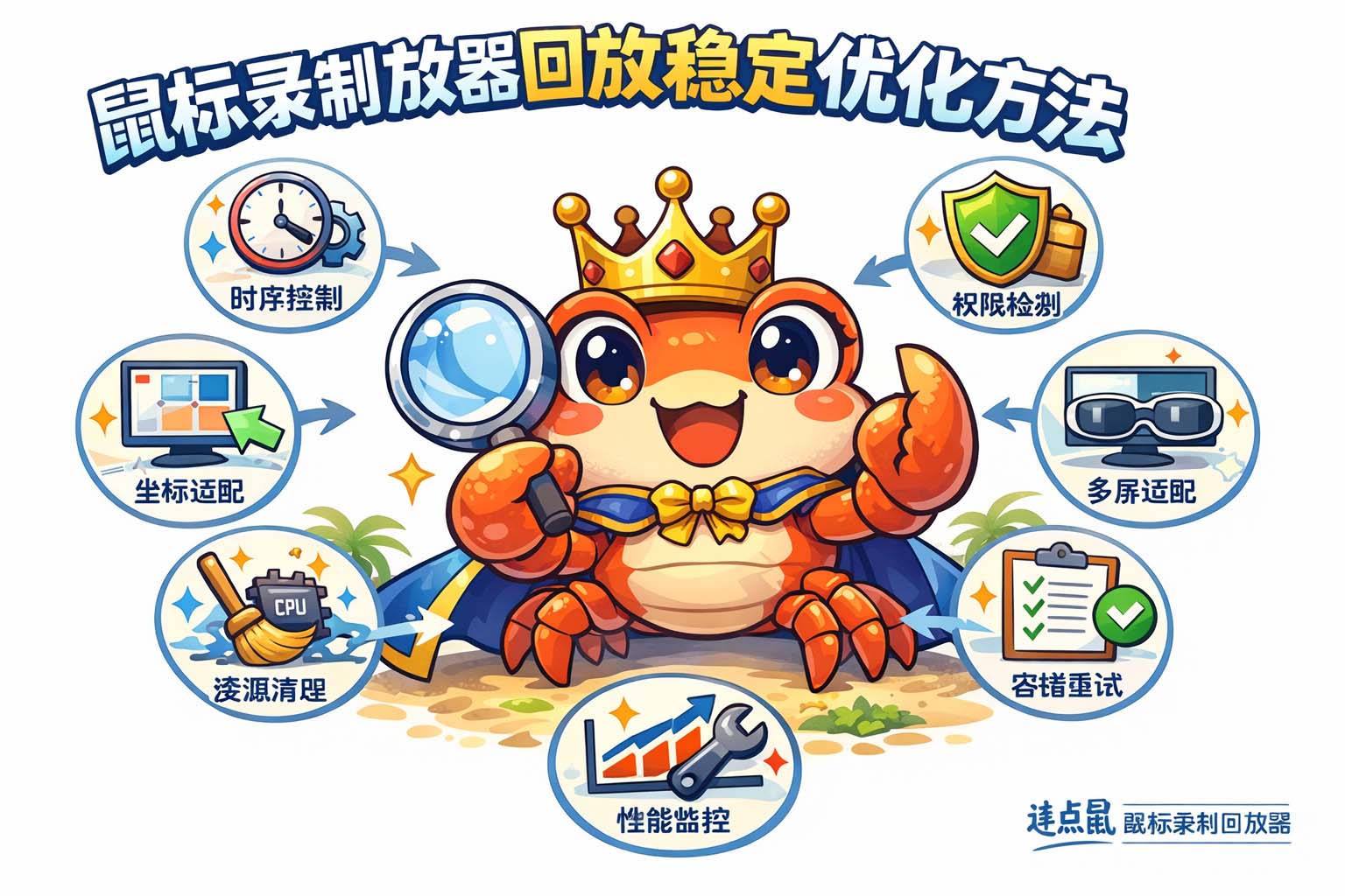 鼠标录制回放器回放稳定优化方法