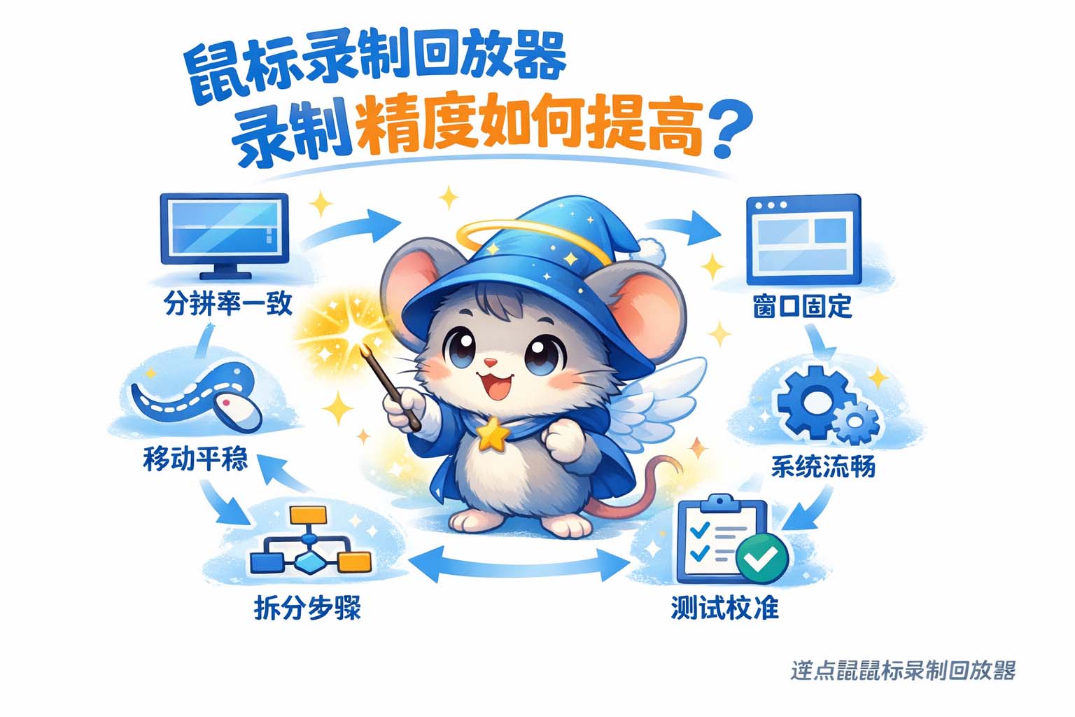 鼠标录制回放器录制精度如何提高?