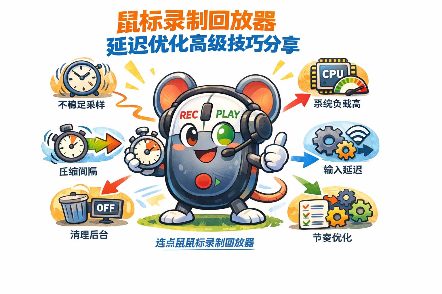 鼠标录制回放器延迟优化高级技巧分享