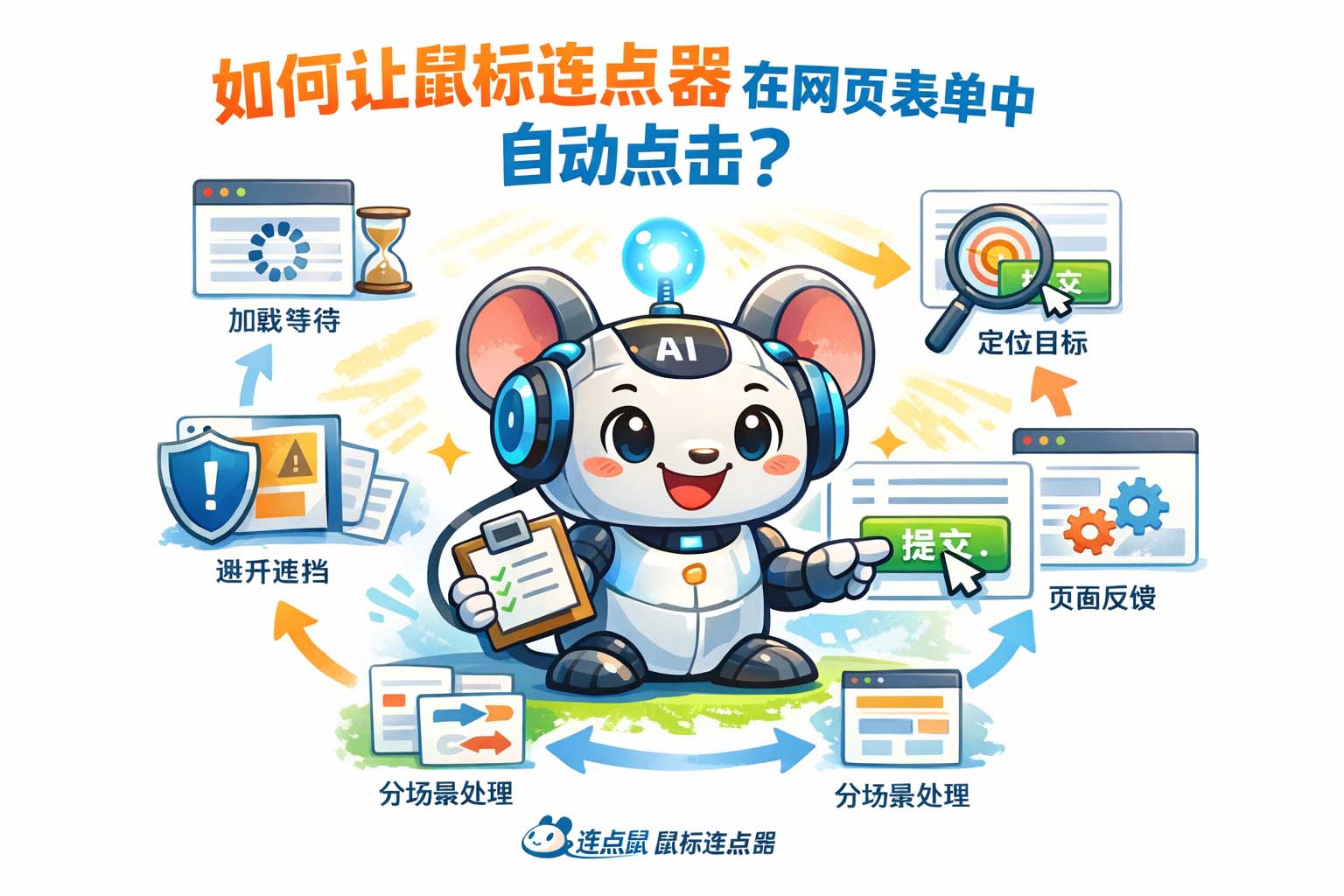 如何让鼠标连点器在网页表单中自动点击?